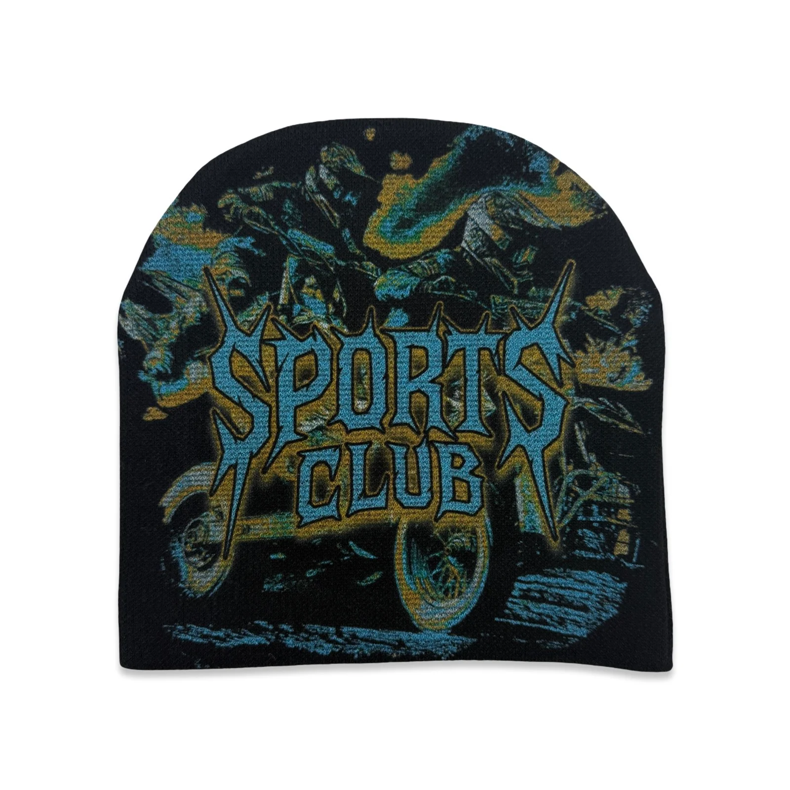 Shattered Hearts “Sports Club” Black Beanie - Image 2