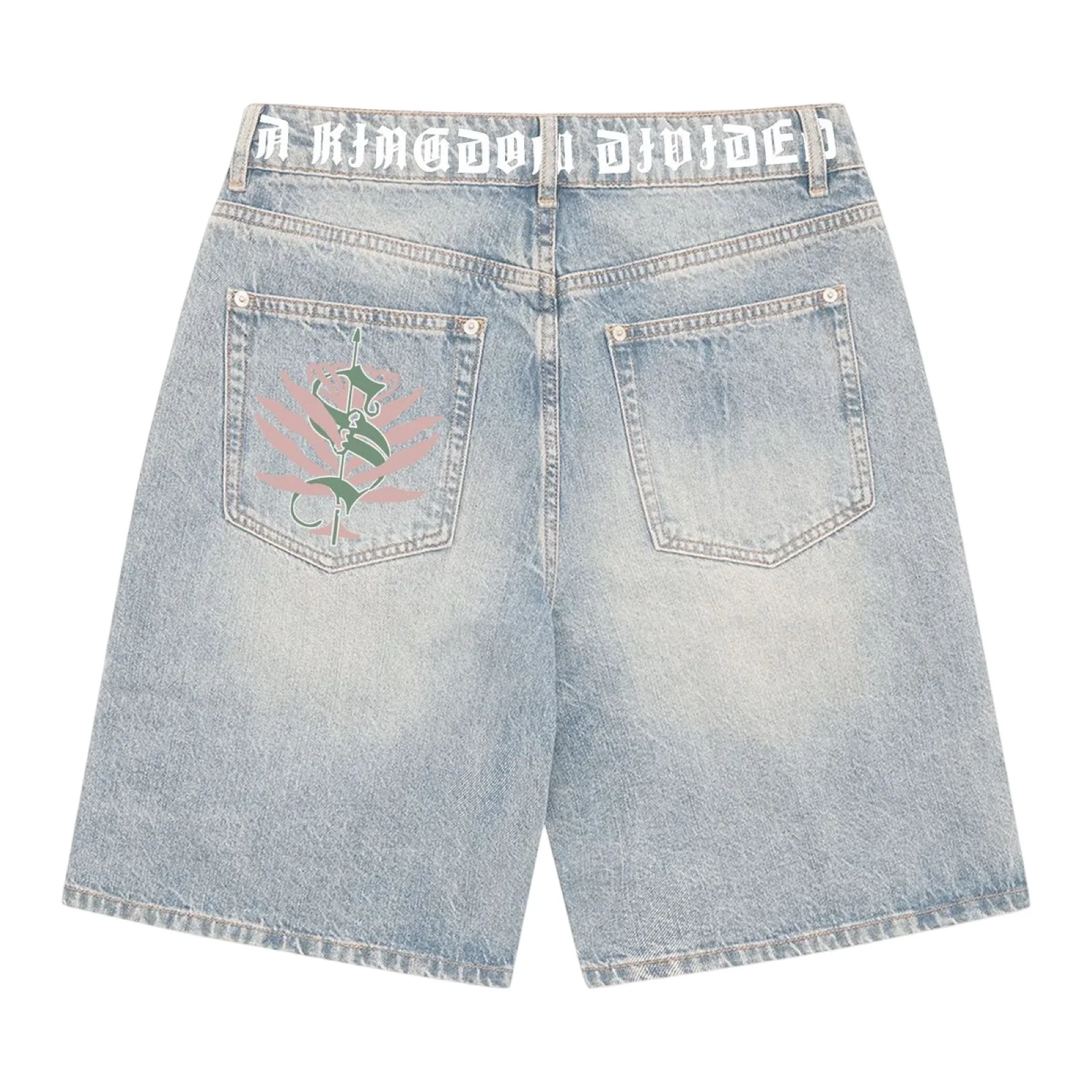 Sugarhill “Heavens Gate” Light Wash Shorts - Image 2