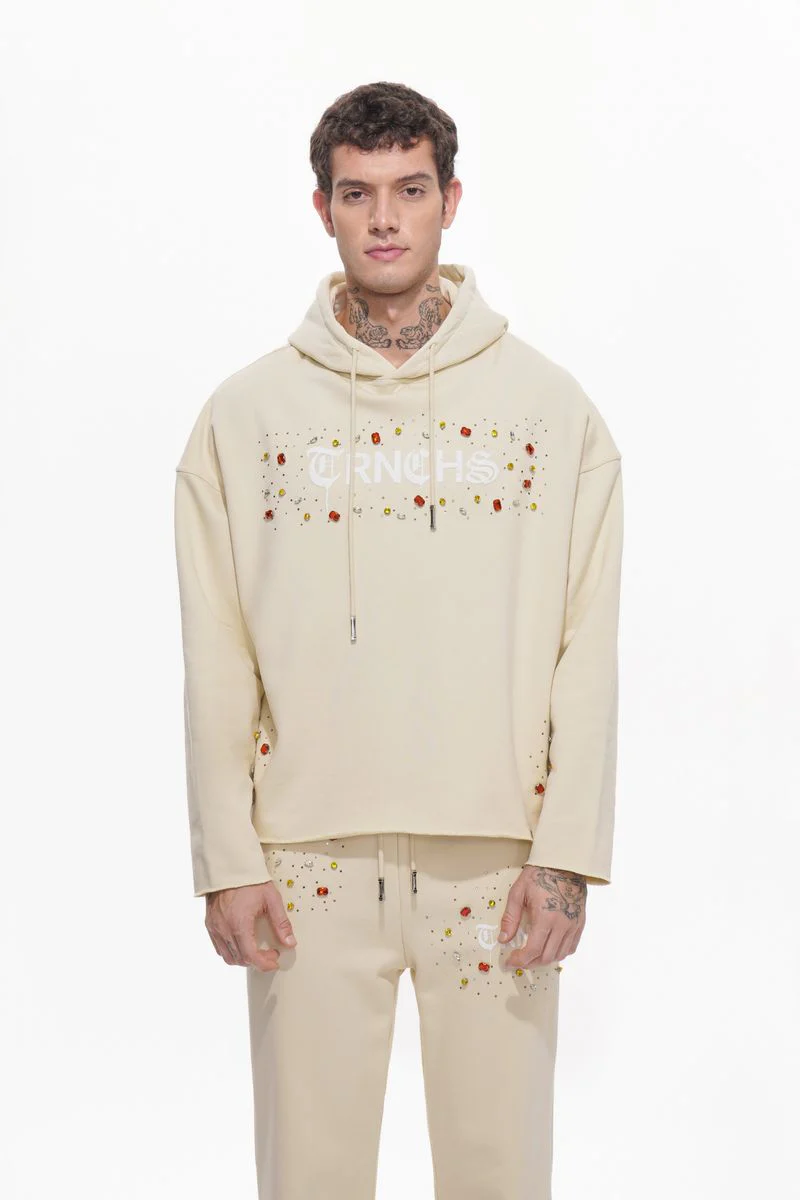 TRNCHS Diamond Cream Jogging Set - Image 2