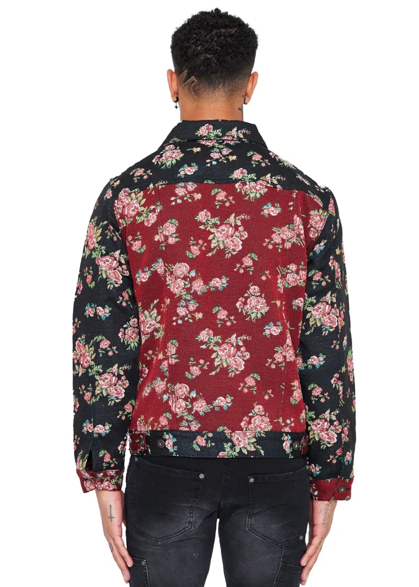 Valabasas “Picasso” Black Jacquard Jacket - Image 2