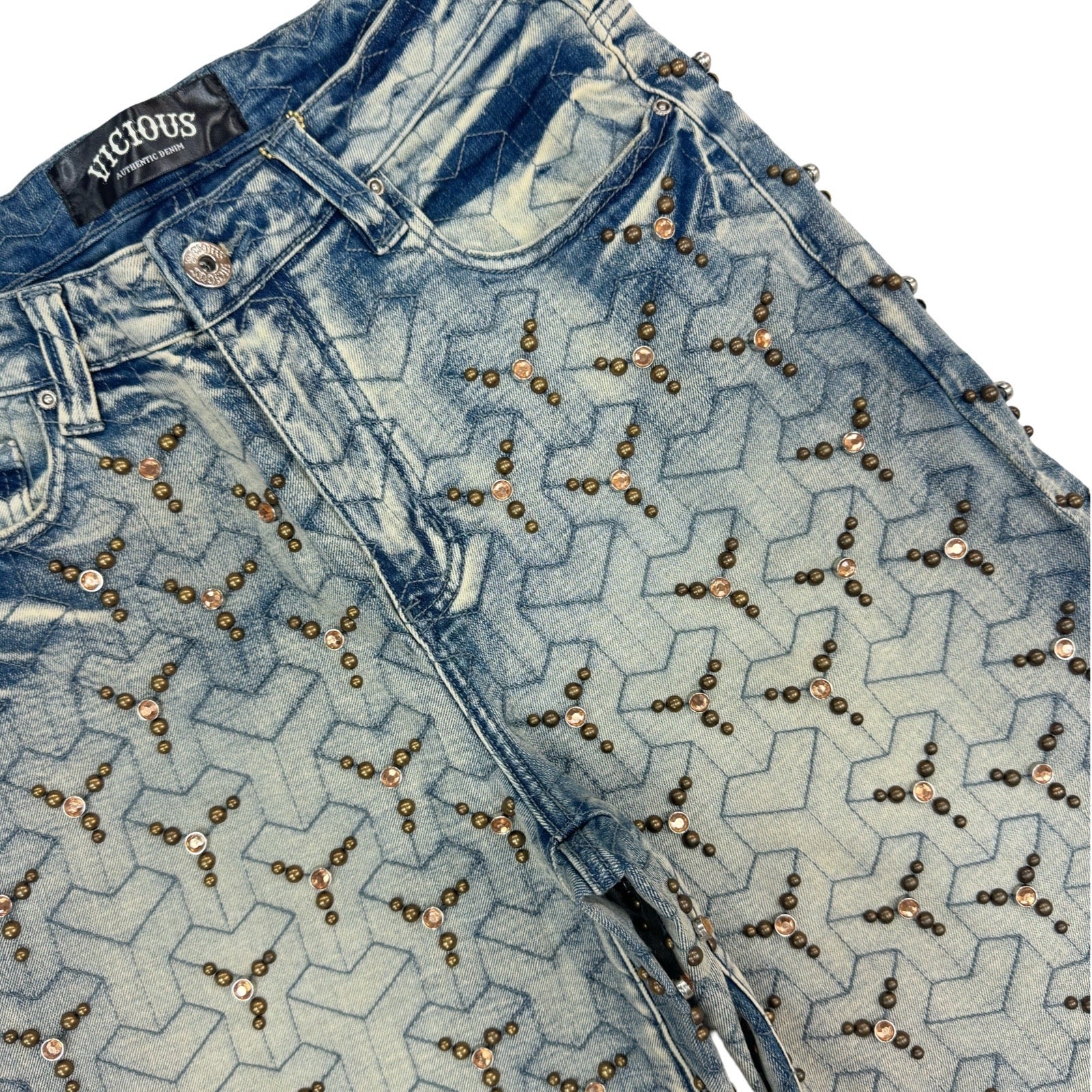 Vicious “Copper” Stone Vintage Shorts - Image 2