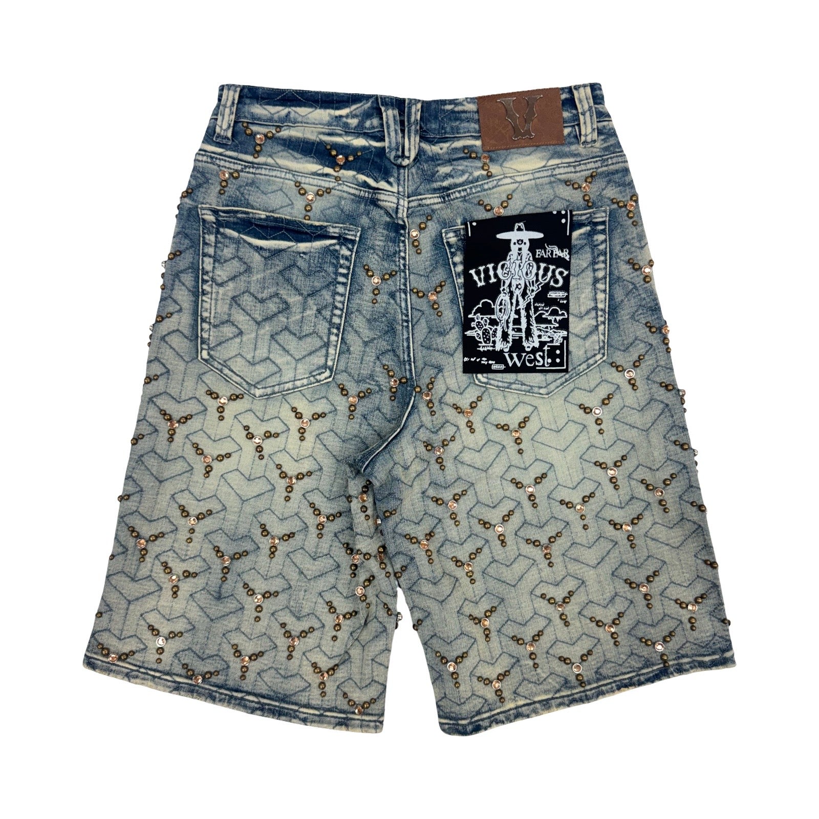 Vicious “Copper” Stone Vintage Shorts - Image 3