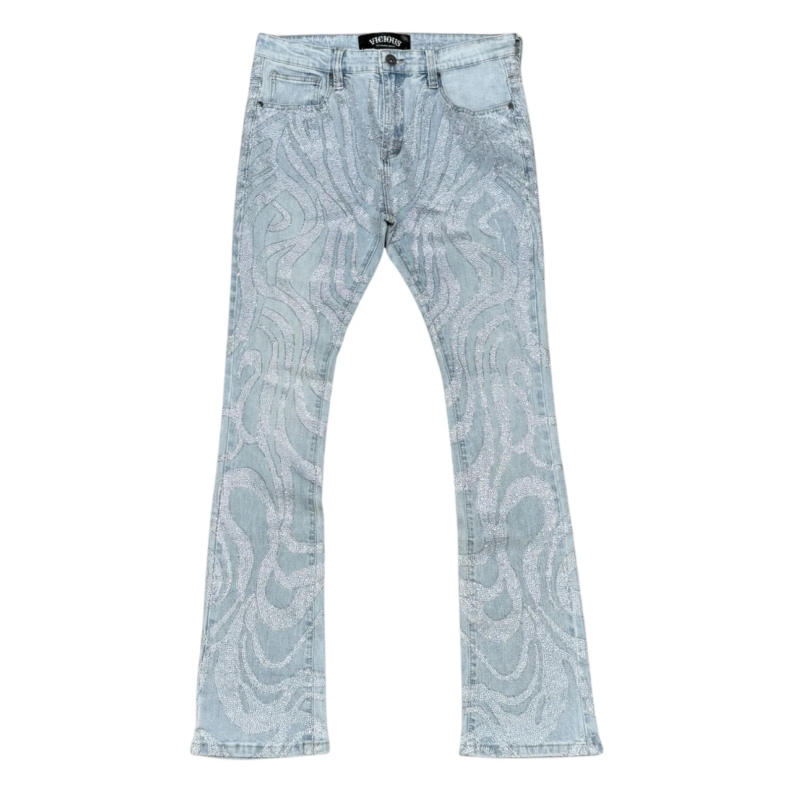 Vicious “Embellished” Indigo Blue Jeans